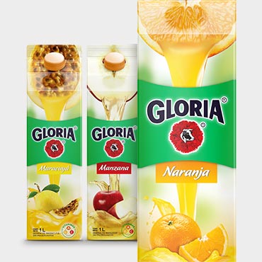 Diseño de Packaging, Jugos y Néctares Gloria