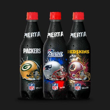 Diseño de Packaging: Pepsi Kick Fútbol Americano NFL