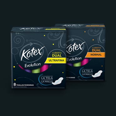 Diseño de Packaging: Kotex Evolution